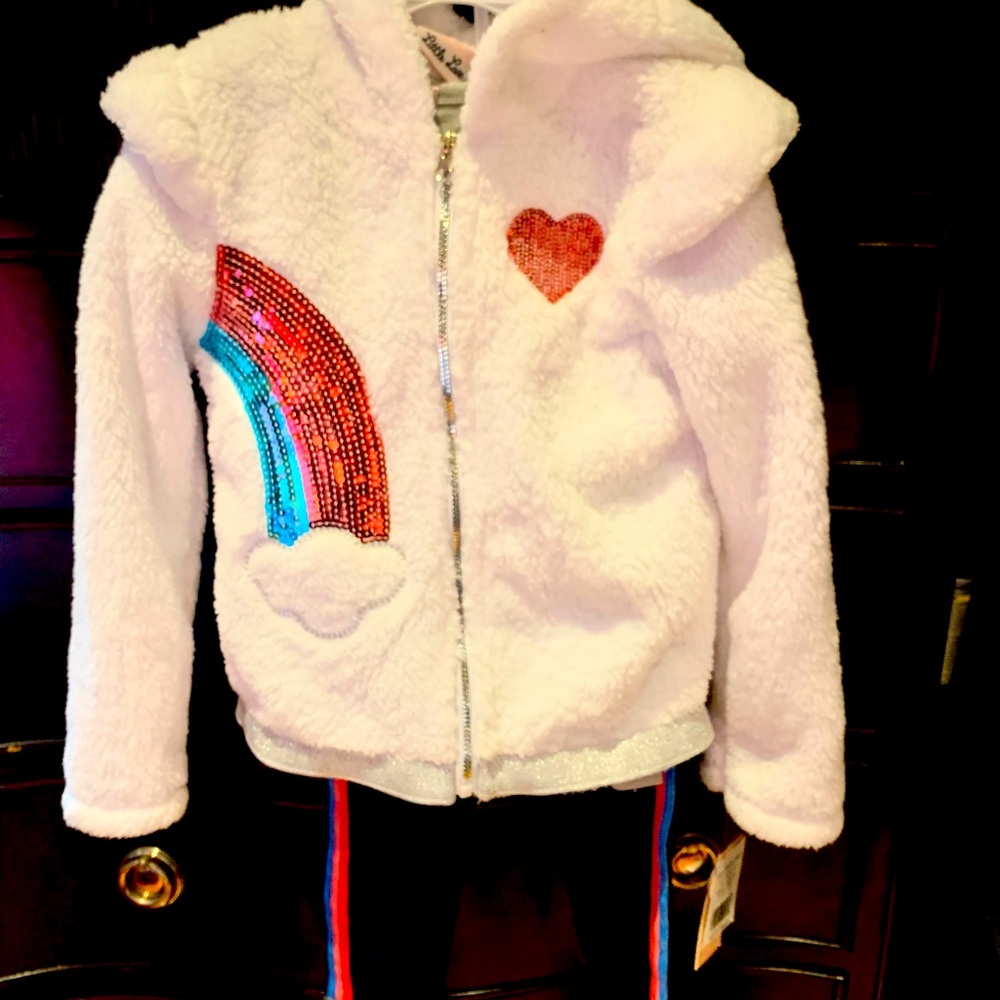 Brand New! Little Lass 3 Piece Jacket, Shirt and Jeggings Set Size 5